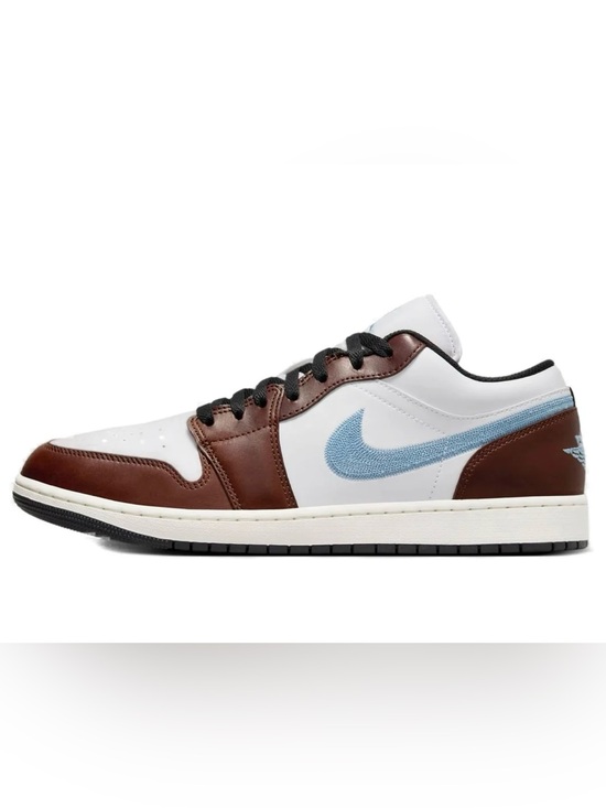Nike Other - Nike Jordan 1 Low SE Mocha Blue Grey Brown Sneakers